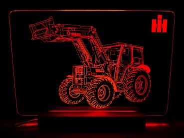 IHC 633 Allrad mit Frontlader LED Schild